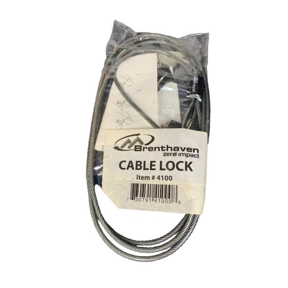 Brenthaven Zero Impact 4100 Keyed Cable Lock for Notebooks and Laptops